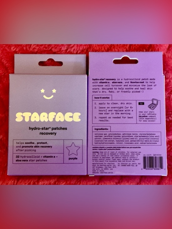 Starface Other - Starface Purple Hydro-Star Acne Recovery Patches — 32 Hydrocolloid Spot Patches
